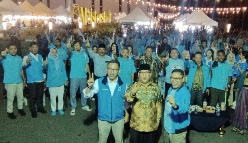 Deklarasi DPW Partai Gelora memenangkan Pasangan Ansar-Nyanyang, di Pollux Habibi, Batam Centre, Kota Batam, Sabtu (12/10/2023). Matapedia6.com/Dok Agus