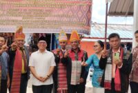 Calon wakil Gubernur Kepri Nyanyang Haris Pratamura saat menghadiri perayaan ulang tahun keluarga besar Pomparan Siraja Oloan Batam, Minggu (12/10/2024). Matapedia6.com/ Dok Agus