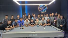 Club billiar pegawai BP Batam, Sabtu (19/10). Foto:Humas BP Batam