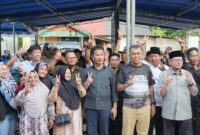 Masyarakat Natuna dengan Cagub Kepri nomor urut dua. Foto:Istimewa