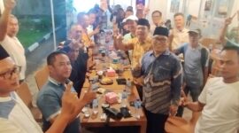 Calon wakil Gubernur Kepri Nyanyang Haris Pratamura saat kampanye dialogis di Tembesi, Minggu (27/10/2024). Matapedia6.com/ Dok Agus