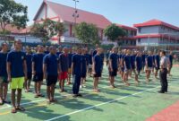 Sebanyak 77 Warga Binaan Pemasyarakatan di Lapas Kelas IIA Batam, ikuti program pelatihan Baris Berbaris, Selasa (29/10/2024). Matapedia6.com/ Dok Lapas