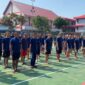 Sebanyak 77 Warga Binaan Pemasyarakatan di Lapas Kelas IIA Batam, ikuti program pelatihan Baris Berbaris, Selasa (29/10/2024). Matapedia6.com/ Dok Lapas