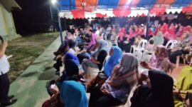 Calon wakil Gubernur Kepri Nyanyang Haris Pratamura saat berkampanye di wilayah Kabil Kota Batam, Rabu (30/10/2024). Matapedia6.com/ Dok Agus