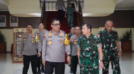 Mayjen TNI Mochammad Hasan, silaturahmi ke Polda Kepulauan Riau (Kepri) di ruang Kerja Kapolda Kepri, Irjen Pol Yan Fitri Halimansyah, Rabu (30/10/2024). Matapedia6.com/ Dok Humas Polda