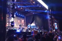 Penampilan Gigi saat di konser Biznet Festival Batam, Sabtu (19/10). Foto:rega/matapedia