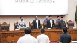 DPRD Batam gelar rapat paripurna, Senin (25/11). Foto:Istimewa