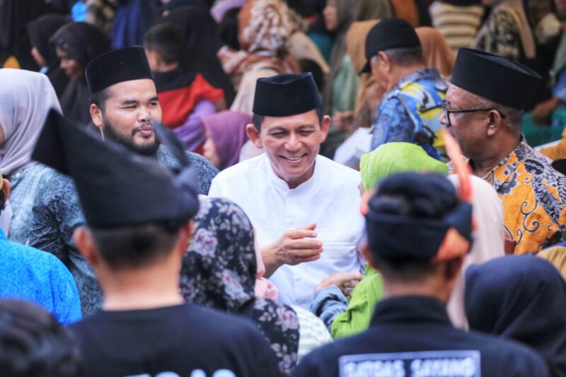 Calon Gubernur Kepri nomor urut satu Ansar Ahmad, saat melakukan kampanye dialogis di wilayah Tanjungpinang, Sabtu (2/11/2024). Matapedia6.com/ Dok Agus