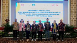 Kepala OJK Kepri bersama ASN Pemprov beberapa hari lalu. Foto:Istimewa