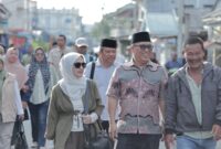 Calon Wakil Gubernur Kepri nomor urut satu, Nyanyang Haris Pratamura saat kampanye keliling di Kabupaten Karimun, Kamis (7/11/2024). Matapedia6.com/Dok Gunawan