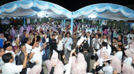 Masyarakat Batam siap dukung Rudi. Foto:Istimewa