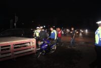 Polisi menyita motor yang dimodifikasi pada Minggu (9/11) dini hari. Foto:Dok/Polresta Barelang
