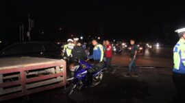 Polisi menyita motor yang dimodifikasi pada Minggu (9/11) dini hari. Foto:Dok/Polresta Barelang
