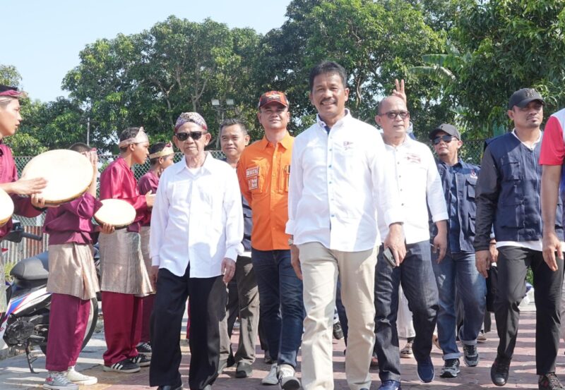 Calon gubernur Kepri Rudi ke Belakang Padang. Foto:Istimewa