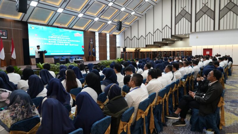 BNN gelar sosialisasi dengan BP Batam, Selasa (19/11). Foto:Humas BP Batam