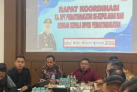 Kepala Divisi Pemasyarakatan (Kadivpas) Provinsi Kepulauan Riau, Dannie Firmansyah, memimpin rapat koordinasi bersama seluruh Kepala Unit Pelaksana Teknis (UPT) pemasyarakatan se-Kepri, Kamis (21/11/2024). Matapedia6.com/Dok Lapas