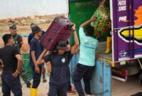 Warga yang pindah ke hunian baru. Foto:Dok/Humas BP Batam