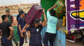 Warga yang pindah ke hunian baru. Foto:Dok/Humas BP Batam