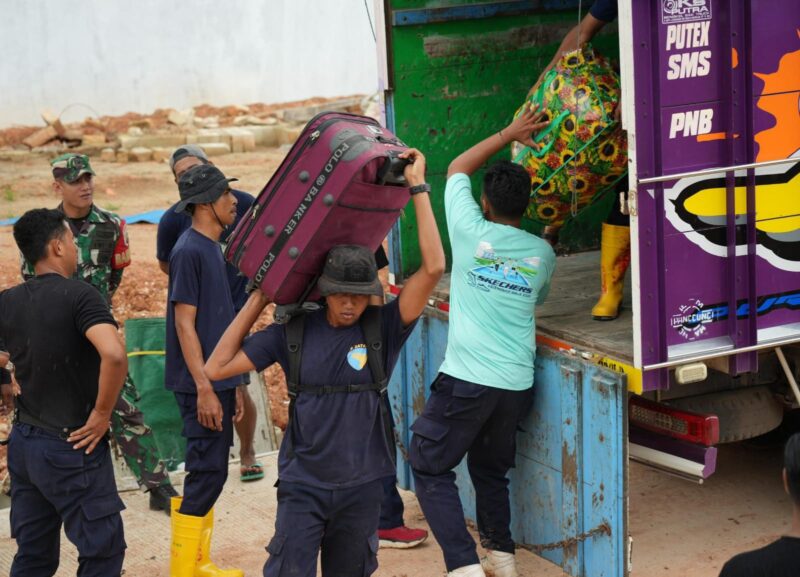 Warga yang pindah ke hunian baru. Foto:Dok/Humas BP Batam