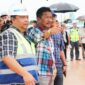 Wali Kota Batam Muhammad Rudi tinjau proyek infrastruktur pasca cuti, Minggu (24/11). Foto:Diskominfo