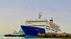 Kapal Pelni sandar di dermaga Bintang 99. Foto:Dok/Humas BP Batam