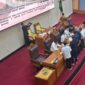 Dewan Perwakilan Rakyat Daerah (DPRD) Batam gelar rapat paripurna membahas Rancangan Peraturan Daerah (Ranperda) tentang Penyelenggaraan Angkutan Umum Massal di Kota Batam, Senin, (4/11/2024). Matapedia6.com/Luci