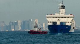 Kapal Pelni resmi sandar di Pelabuhan Bintang 99 Batu Ampar, Batam, Minggu (8/12). Foto:Istimewa