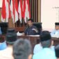 Wali Kota Batam Muhammad Rudi saat Rakor pada Jumat (27/12). Foto:Diskominfo