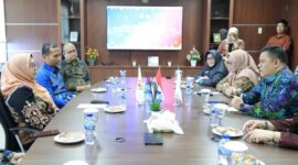 Pemkab Bintan bersama DPRD Bintan dan BPK Kepri beberapa hari lalu. Foto:Dok/Diskominfo 