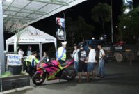 Razia Knalpot Brong di Batam jajaran Polresta Barelang, amankan 54 motor pengguna Knalpot Brong, Minggu (1/12/2024). Matapedia6.com/Dok Humas Polresta