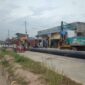 Pengerjaan pemasangan pipa distribusi air di salah satu daerah di Kota Batam, Senin (2/12/2024) Matapedia6.com/ Luci