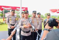 Kakorbinmas Baharkam Polri, Irjen Pol Edy Murbowo saat memberikan keterangan usai apel polisi RW di Mapolda Kepri, Rabu (4/12/2024). Matapedia6.com/ Dok Humas Polda