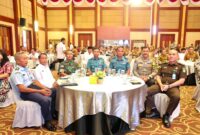 Kabid Humas Polda Kepri Kombes Pol Zahwani Pandra Arsyad saat mengikuti acara penyerahan Penghargaan dari KIP di Aula Wan Seri Beni, Dompak, Tanjungpinang, Senin (9/12/2024). Matapedia6.com/ Dok Humas Polda