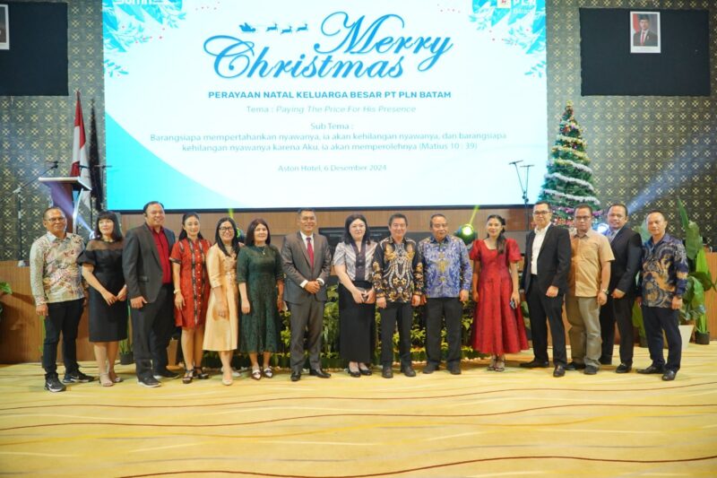 PLN Batam merayakan Natal. Foto:Dok/Humas PLN