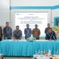 PLN Batam tanda tangan MoU jaga kelistrikan digital Nongsa beberapa hari lalu. Foto:Dok/Humas