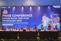 Pertamina menggelar konferensi pers pastikan pasokan BBM dan LPG lancar Natal dan tahun baru, Jumat (13/12). Foto:Istimewa/matapedia