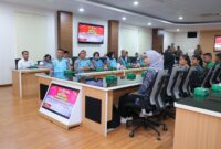 Lima Personel Bakomsus Polda Kepri Lulus Seleksi saat mengikuti Sidang terbuka penetapan kelulusan di Ruang Rapat Utama Polda Kepri, Senin (16/12/2024). Matapedia6.com/Dok Humas Polda