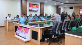 Lima Personel Bakomsus Polda Kepri Lulus Seleksi saat mengikuti Sidang terbuka penetapan kelulusan di Ruang Rapat Utama Polda Kepri, Senin (16/12/2024). Matapedia6.com/Dok Humas Polda