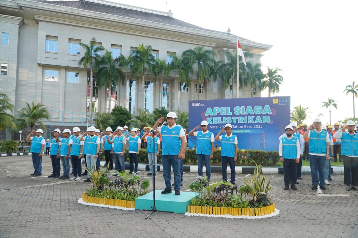 Apel kesiapan kelistrikan PLN Batam, Senin (16/12). Foto:IsT