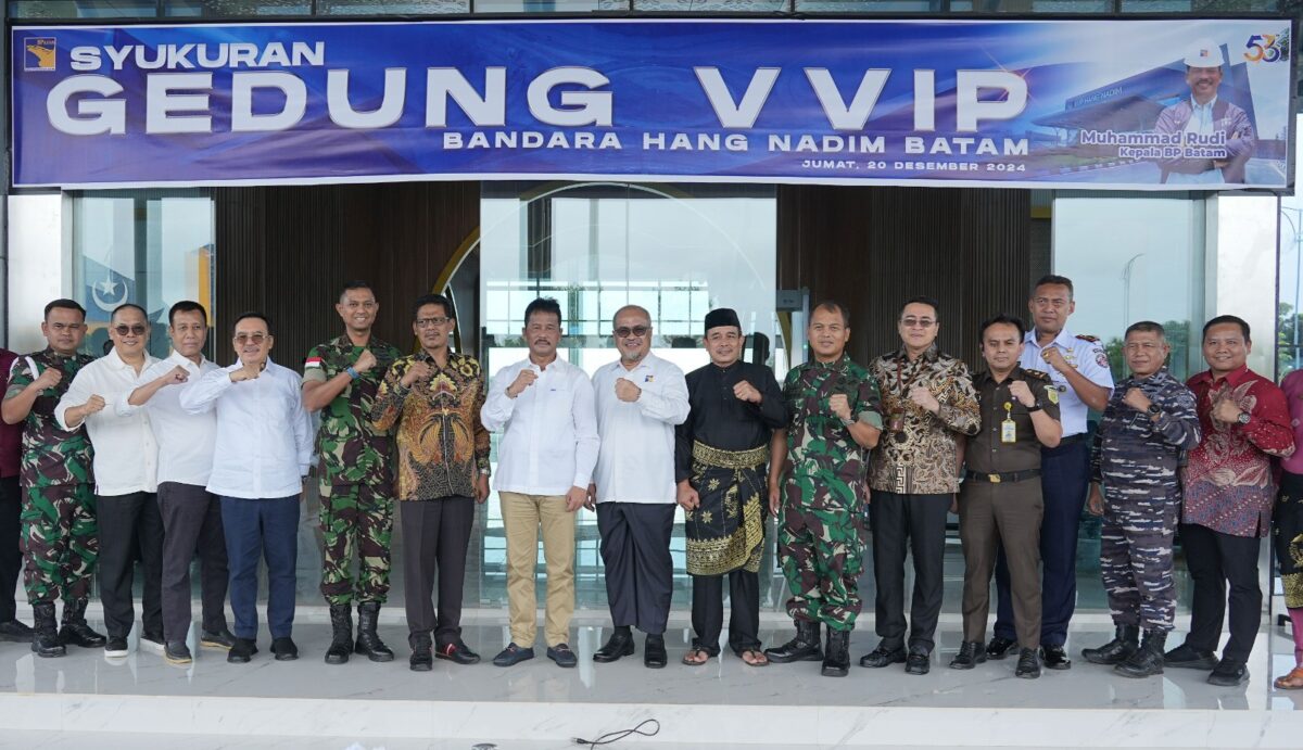 Peresmian di Bandara Hang Nadim Batam, Jumat (20/12). Foto:Dok/Humas BP Batam