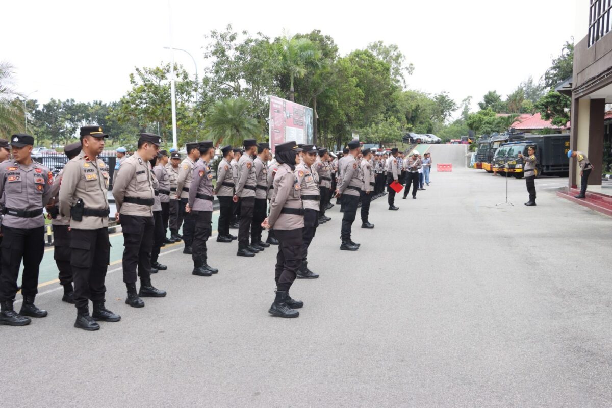 Polresta Barelang apel siaga liburan Natal dan tahun baru. Foto:Dok/Humas