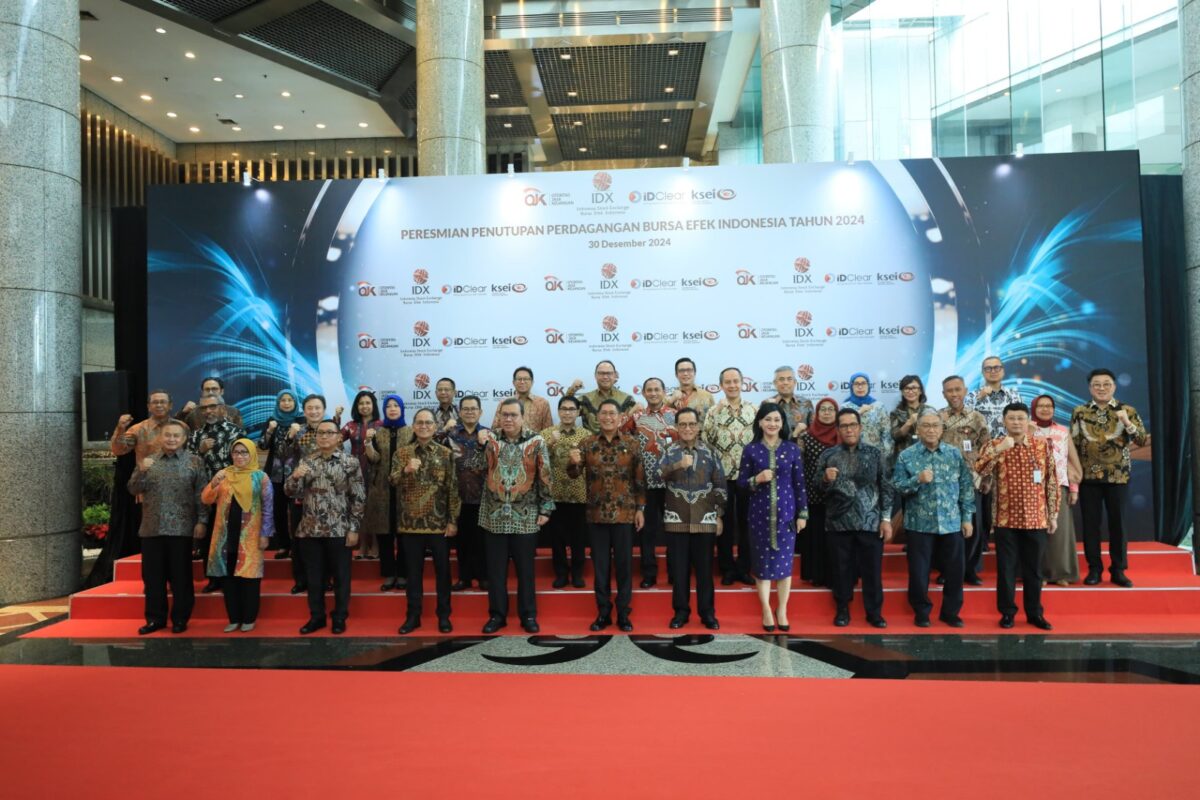 OJk bersama bursa efek Indonesia beberapa hari lalu. Foto﻿:Istimewa