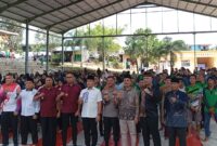 Imigrasi Batam sosialisasi pencegahan TPPO dan pelayanan paspor jemput bola di Pondok Pesantren Abdul Dhohir Sekupang Batam, Minggu (1/12). Foto:matapedia