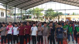 Imigrasi Batam sosialisasi pencegahan TPPO dan pelayanan paspor jemput bola di Pondok Pesantren Abdul Dhohir Sekupang Batam, Minggu (1/12). Foto:matapedia