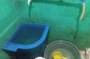 Kondisi air mati total di rumah warga Sagulung, Senin (2/12). Foto:matapedia