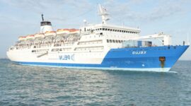 Kapal Pelni sandar di Terminal Bintang 99 Batu Ampar, Batam, Minggu (8/12). Foto:Dok/Istimewa