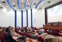 Pegawai Kemenkumham menjalani pembinaan di BP Batam, Kamis (12/12). Foto:Humas