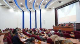 Pegawai Kemenkumham menjalani pembinaan di BP Batam, Kamis (12/12). Foto:Humas