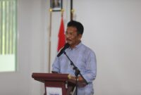 Kepala BP Batam Muhammad Rudi saat acara Awards Rumah Sakit BP Batam, Kamis (12/12). Foto:Istimewa