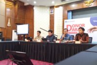 Bank Indonesia Perwakilan Kepri konferensi pers terkait penukaran uang logam, Jumat (13/12). Foto:Rega/matapedia